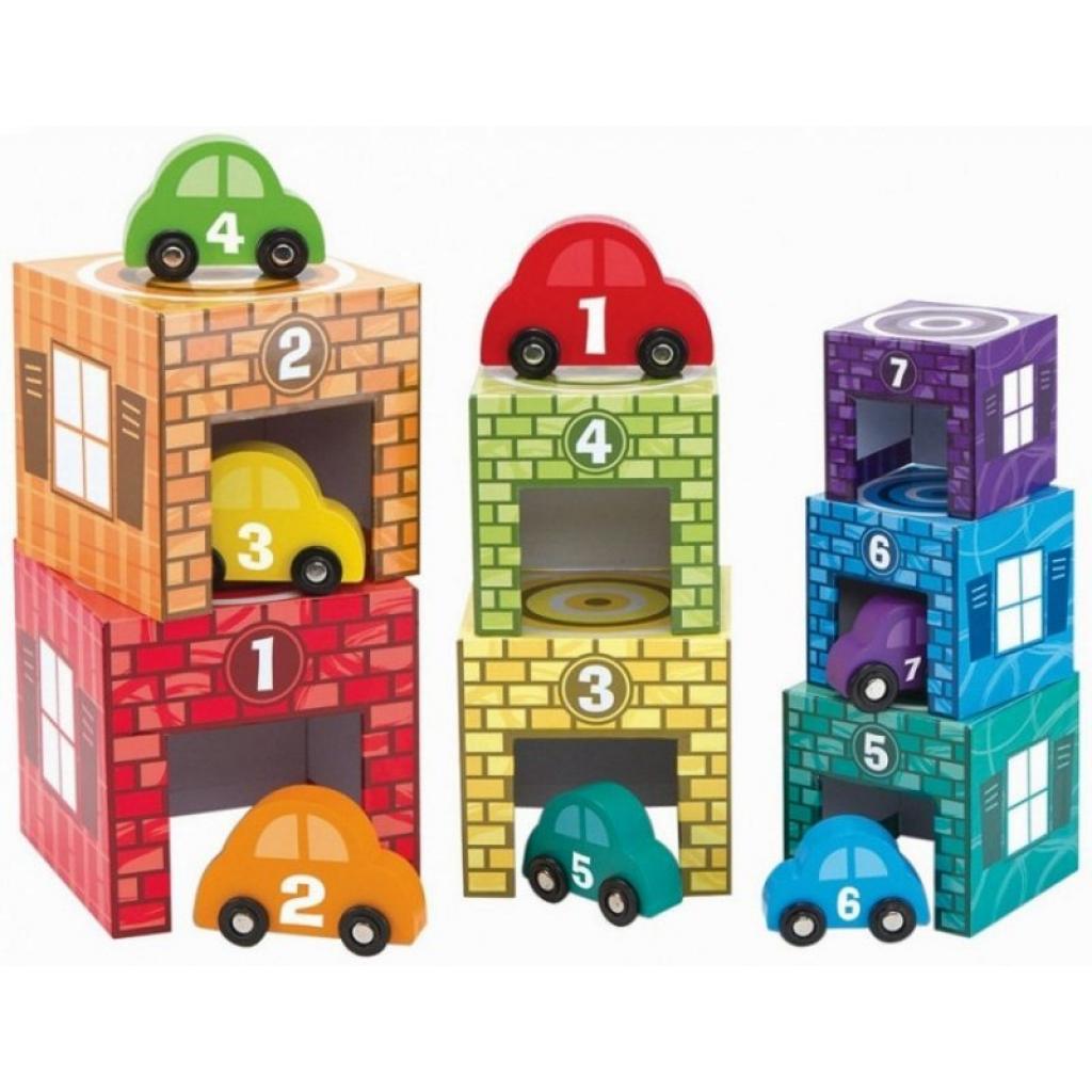 Розвиваюча іграшка Melissa&Doug Набір блоків Автомобілі і гаражі (MD12435) Розвиваюча іграшка Melissa&Doug Набір блоків Автомобілі і гаражі (MD12435)
