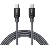 Дата кабель USB-C to USB-C 1.8m Powerline+ V3 Gray Anker (A81880A1)