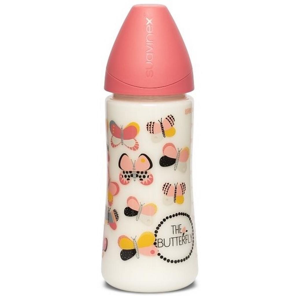Пляшечка для годування Suavinex Крилаті історії 360 мл рожева (304829) Пляшечка для годування Suavinex Крилаті історії 360 мл рожева (304829)