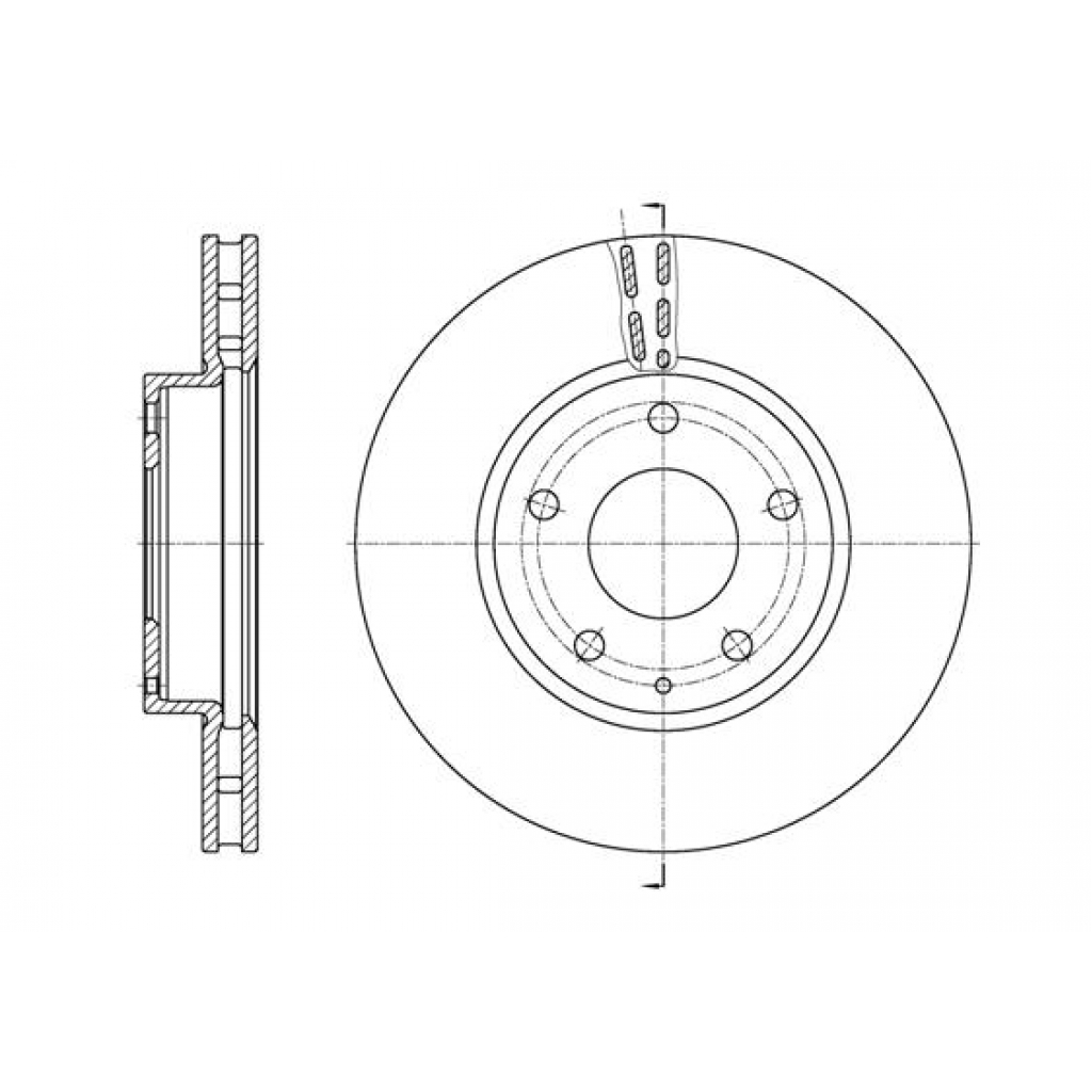 Гальмівний диск REMSA 61573.10