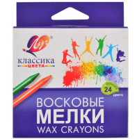 Colored pencils Luch Classic wax round 24 colors (290105)