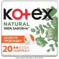 Daily pads Kotex Natural Normal 20 pcs. (5029053548623)