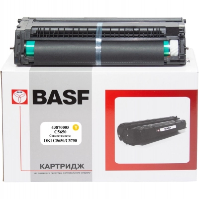 Drum cartridge BASF OKI C5650/C5750/ 43870005 Yellow (DR-C5650-43870005)
