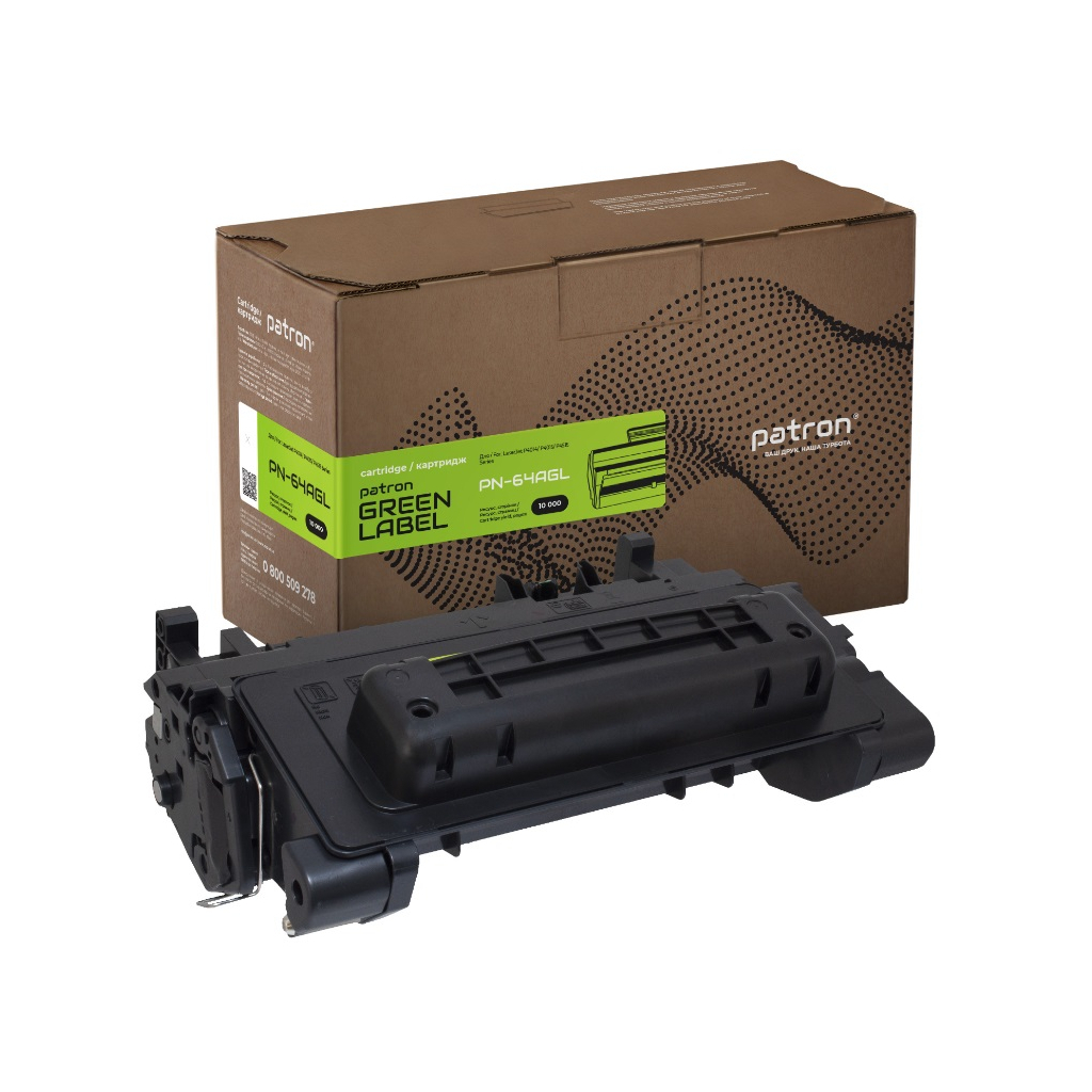 Картридж Patron HP 64A (CC364A) Green Label (PN-64AGL) Картридж Patron HP 64A (CC364A) Green Label (PN-64AGL)