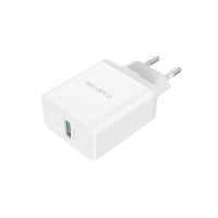 Зарядний пристрій Canyon Wall charger with 1*USB, QC3.0 18W (CNE-CHA12W)