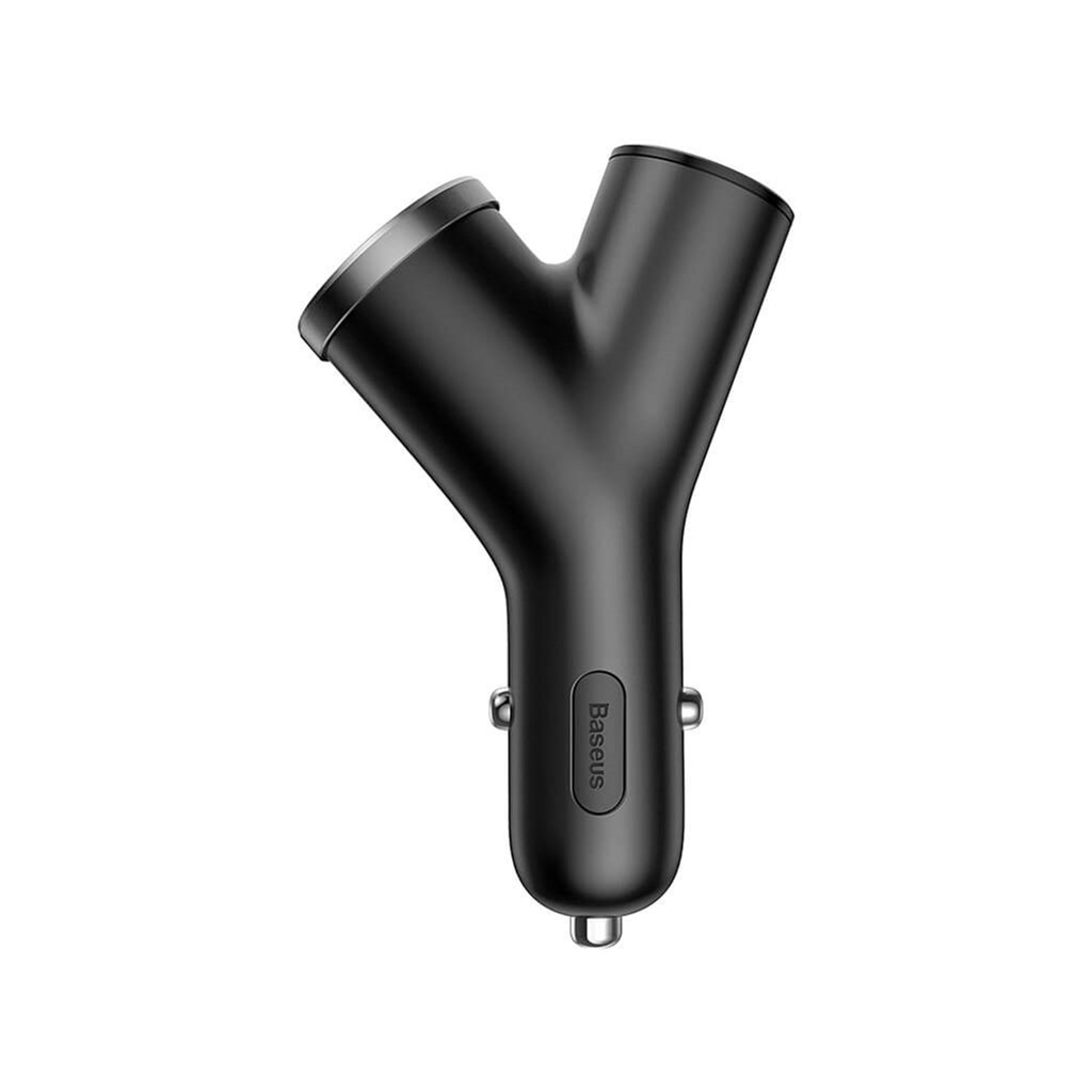Зарядний пристрій Baseus Y type dual USB-A Black (CCALL-YX01) Зарядний пристрій Baseus Y type dual USB-A Black (CCALL-YX01)