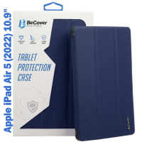 Чохол до планшета BeCover Tri Fold Soft TPU mount Apple Pencil Apple iPad Air 5 (2022) 10.9" Deep Blue (708454)