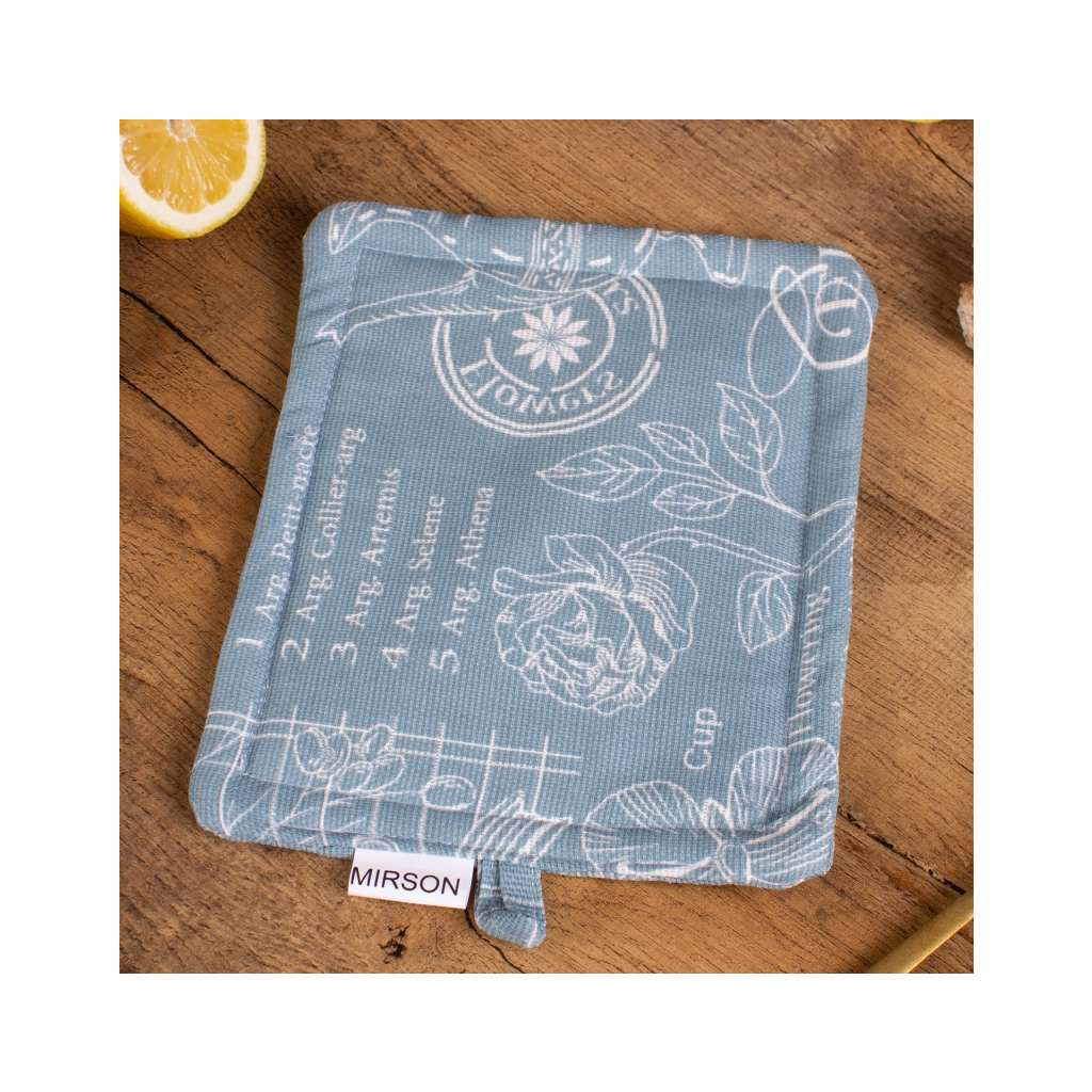 Кухонна прихватка MirSon рогожа/напівпанама №211 - Green birds (2200006754213) Кухонна прихватка MirSon рогожа/напівпанама №211 - Green birds (2200006754213)