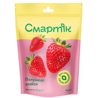 Сухофрукти Смартік Полуниця сублімована шматочками 12.5 г (1600060)