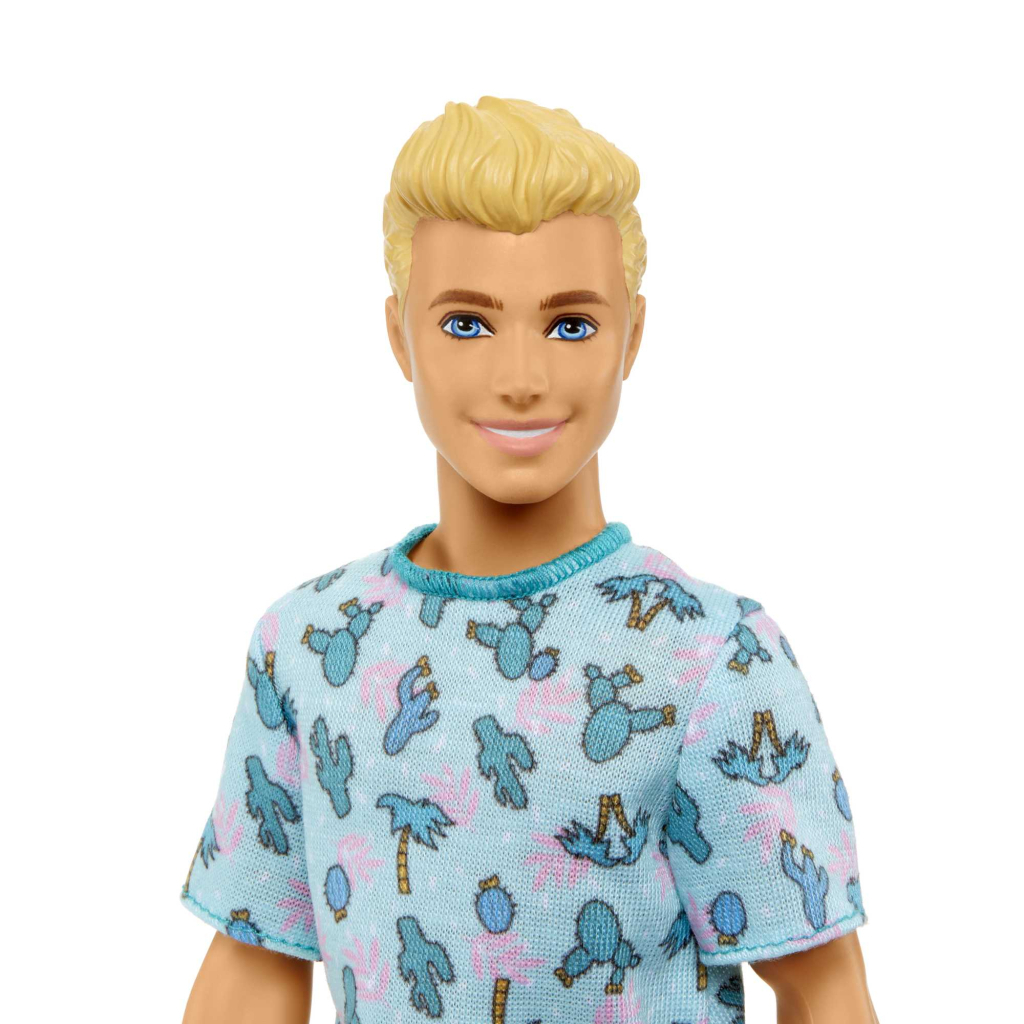 Лялька Barbie Fashionistas Кен у футболці з кактусами (HJT10)