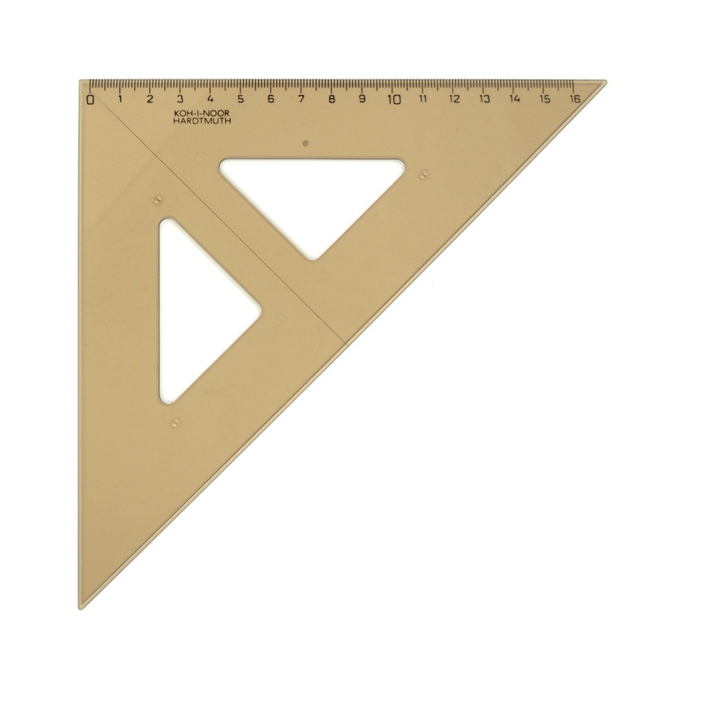 Лінійка Koh-i-Noor Трикутник 45/177, димчастий (744151) Лінійка Koh-i-Noor Трикутник 45/177, димчастий (744151)