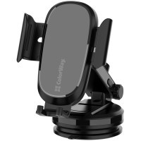 Зарядний пристрій ColorWay Dashboard Car Wireless Charger 15W Black (CW-CHAW037Q-BK)