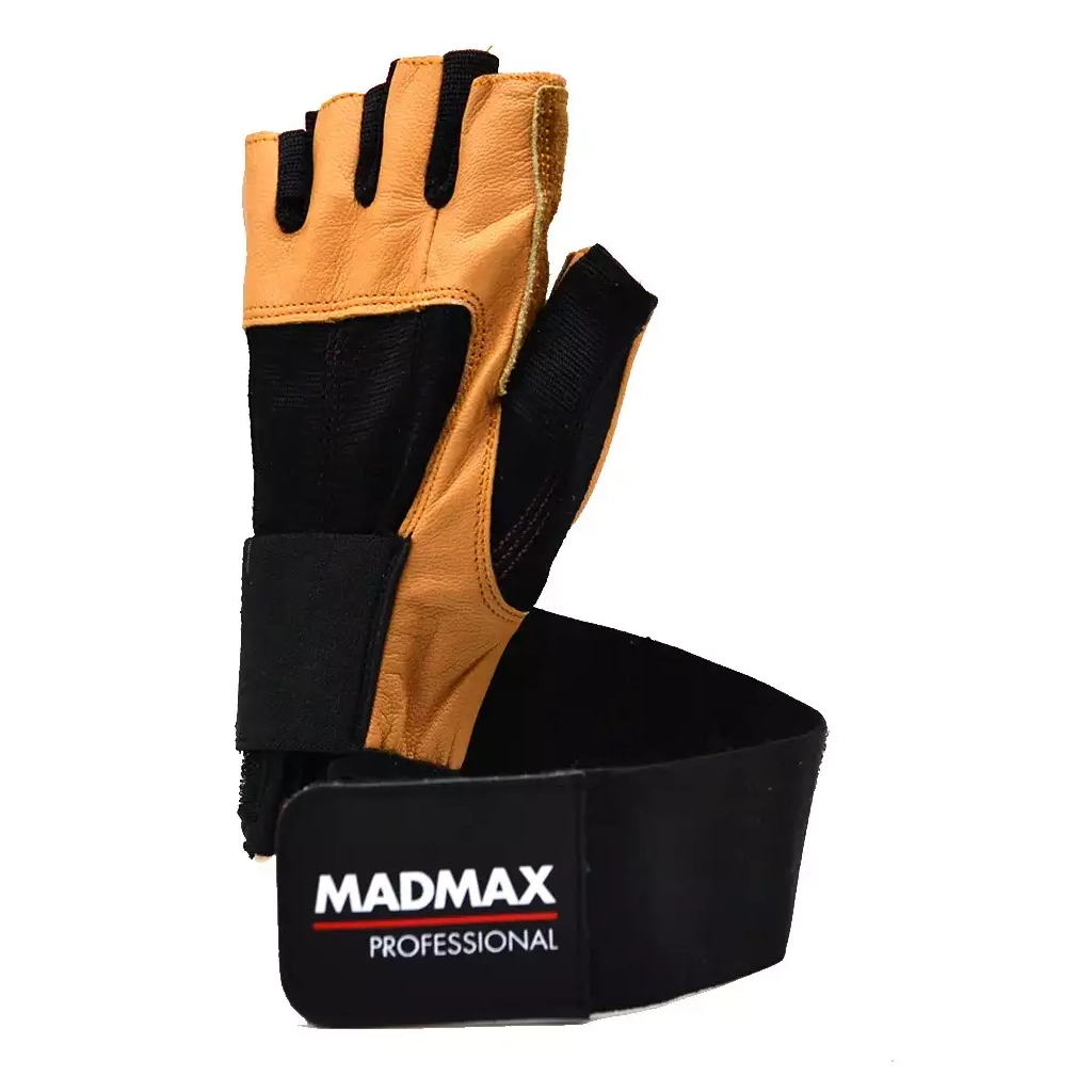 Рукавички для фітнесу MadMax MFG-269 Professional Brown M (MFG-269-Brown_M)