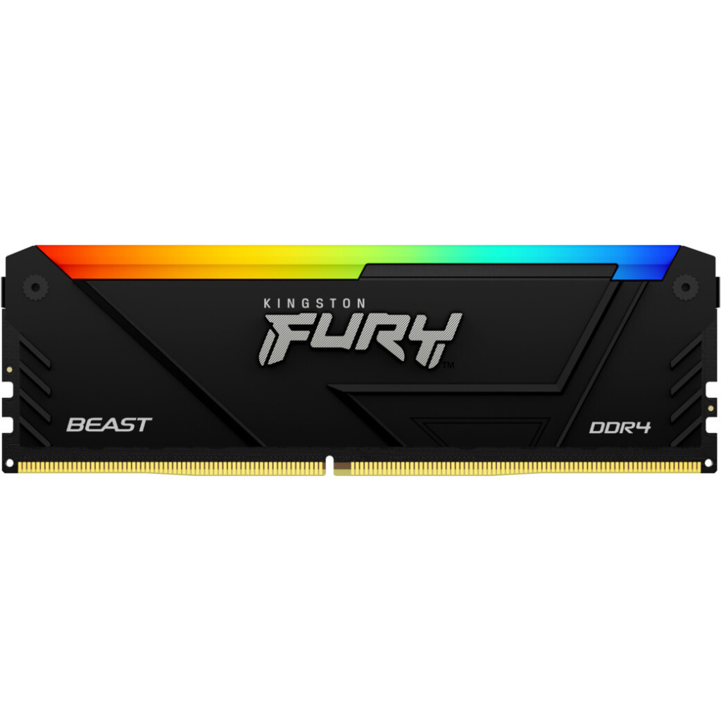 Модуль пам'яті для комп'ютера DDR4 32GB 3200 MHz Beast RGB Kingston Fury (ex.HyperX) (KF432C16BB2A/32)