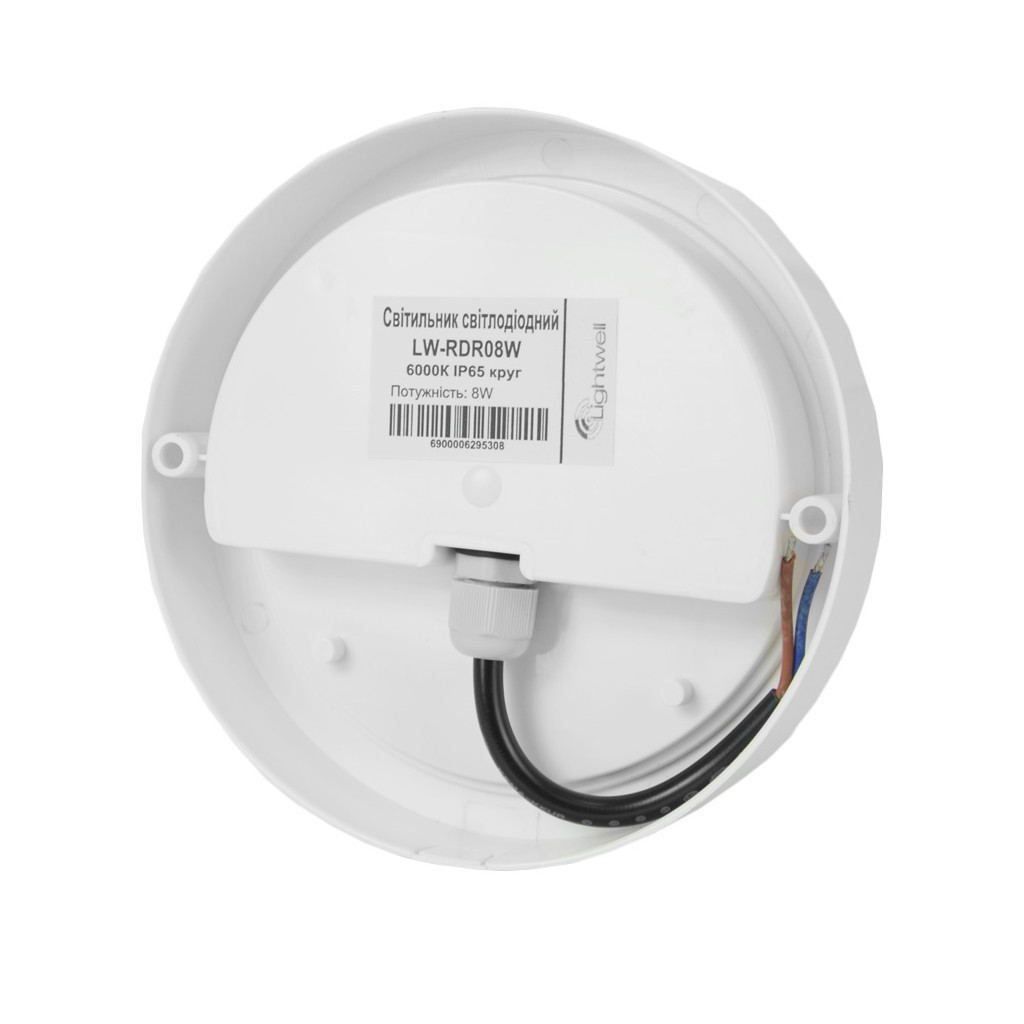 Світильник Lightwell LW-RDR08W 8Вт 6000К IP65 (256648)