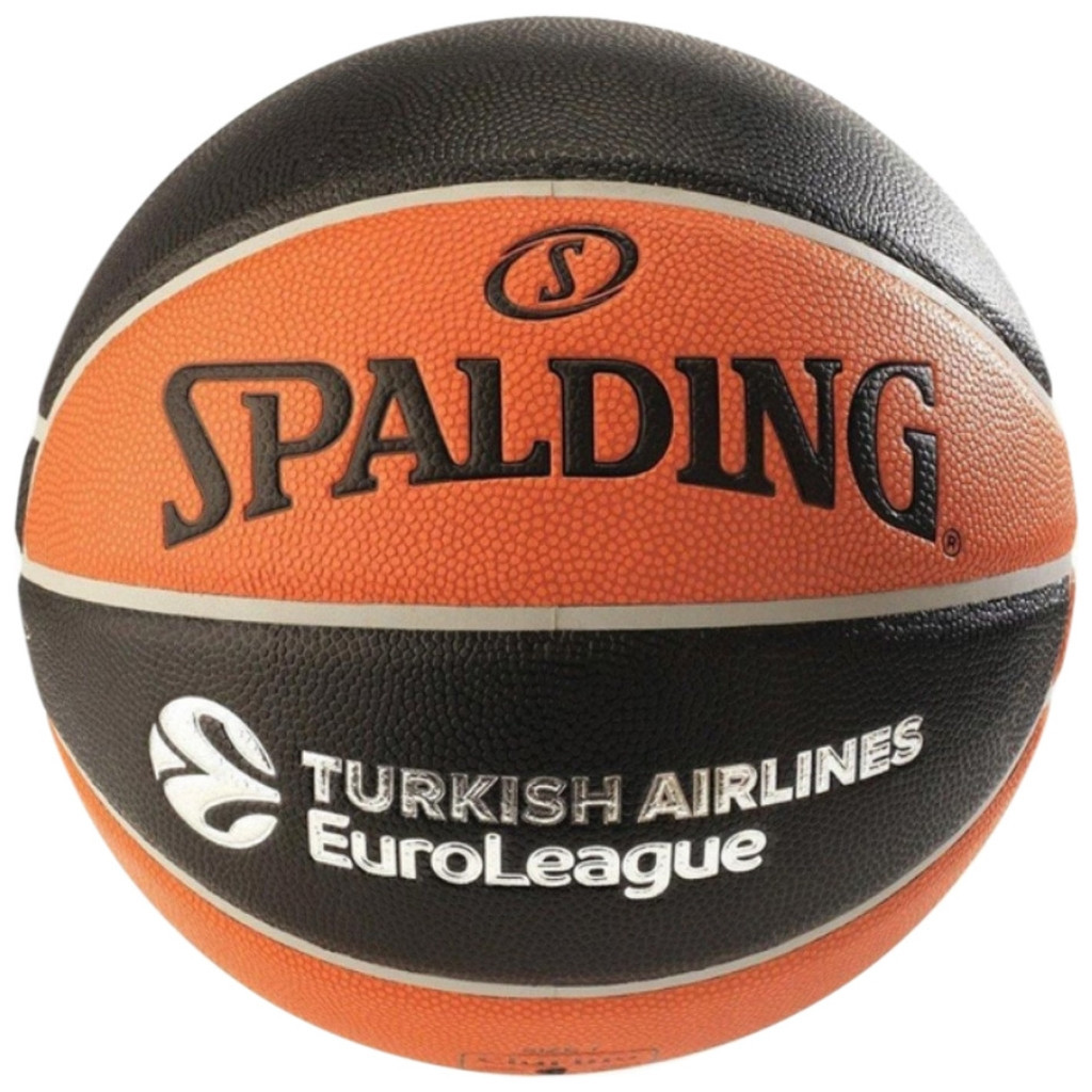 М'яч баскетбольний Spalding Euroleague TF-1000 Legacy чорний, помаранчевий Уні 7 84004Z (689344410999)