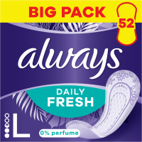 Daily pads Always Daily Fresh Long Odorless 52 pcs. (8700216461962)