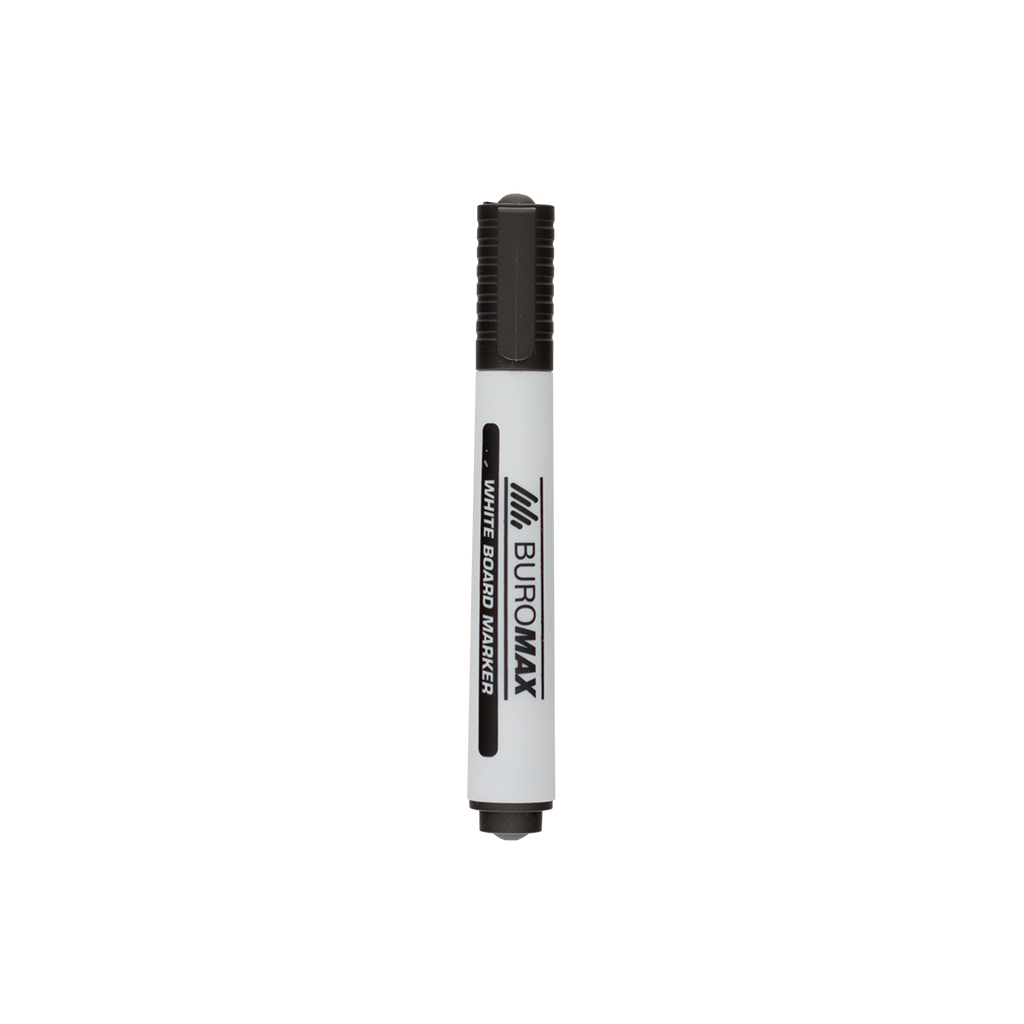 Маркер Buromax для магнітних дошок, чорний, 2-4 мм, спиртова основа (BM.8800-01) Маркер Buromax для магнітних дошок, чорний, 2-4 мм, спиртова основа (BM.8800-01)