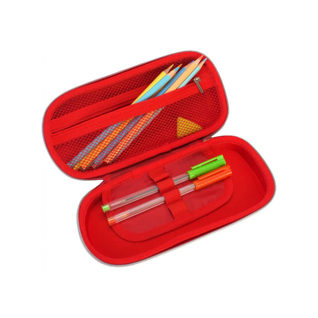 Пенал Cool For School Об'ємний 3D 1 відділення Чорний (QT-5645-Black)