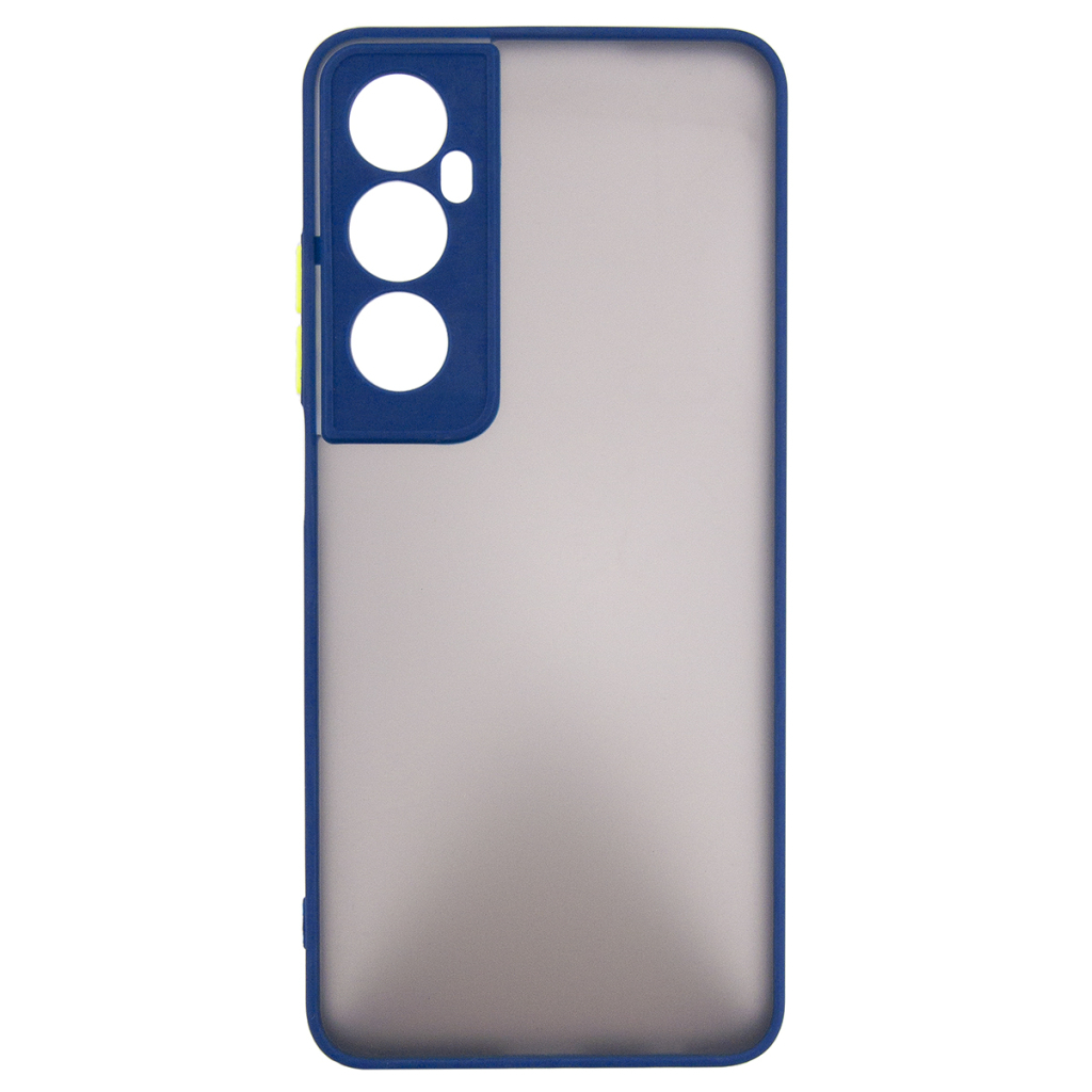 Чохол до мобільного телефона Dengos Realme C65 + Glass Blue (DG-KM-94) Чохол до мобільного телефона Dengos Realme C65 + Glass Blue (DG-KM-94)