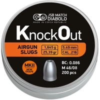 Bullets JSB Diabolo KnockOut Slugs MKII .216 (546222-200)