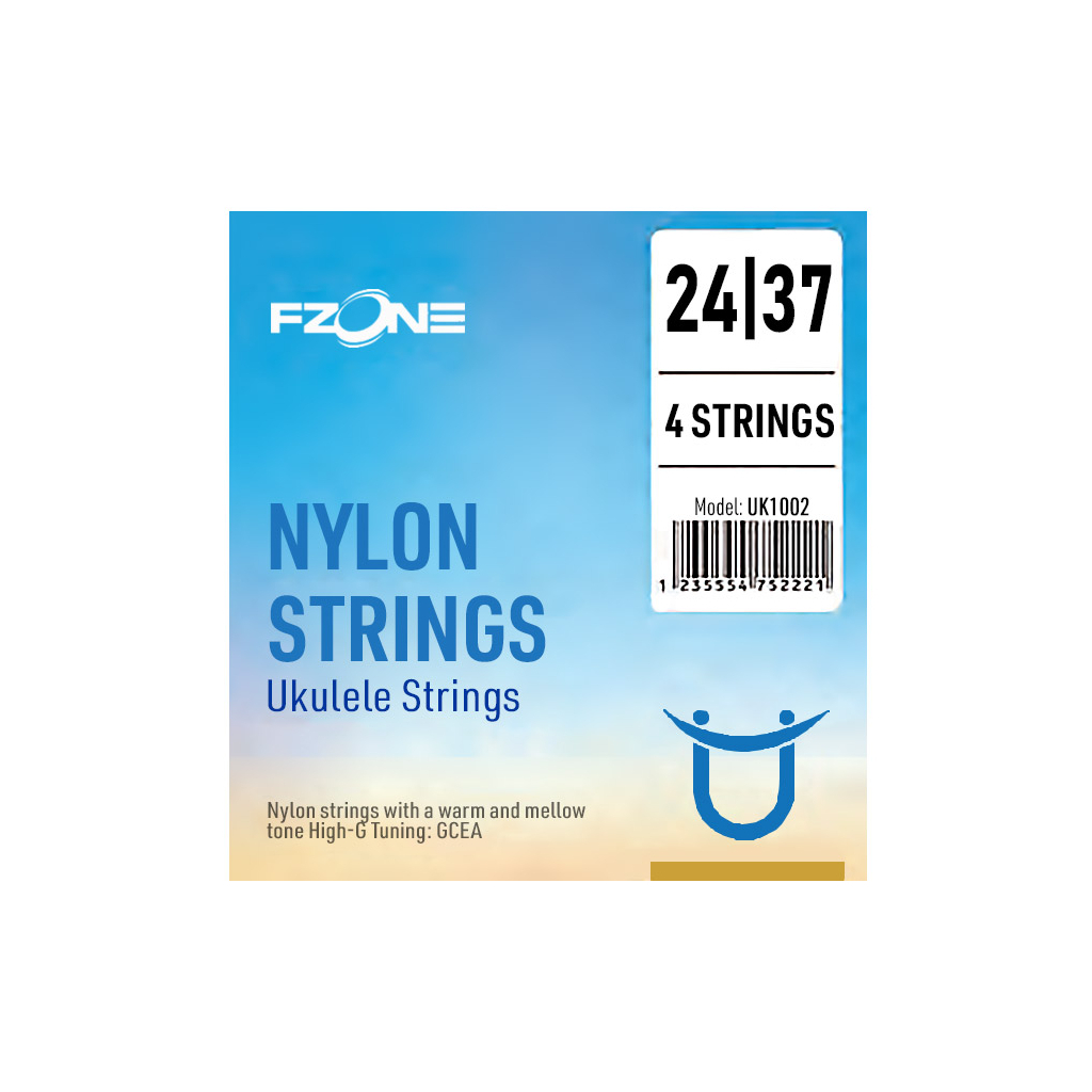 Струни для гітари Fzone Ukulele Soprano (24-37) (UK1002)