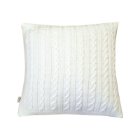 Pillowcase Provence decorative knitted SOFT Milk 45x45 (011700)