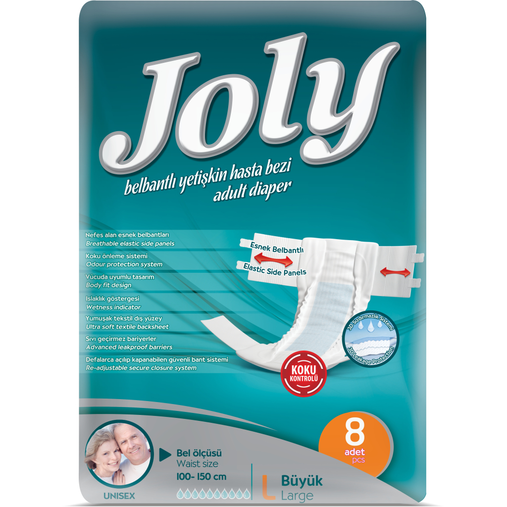 Підгузки для дорослих Joly 3 Large 8 шт (8690536804023)