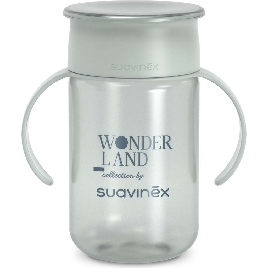 Поїльник-непроливайка Suavinex Wonderland 340 мл +12 міс. світло-зелена (402793)