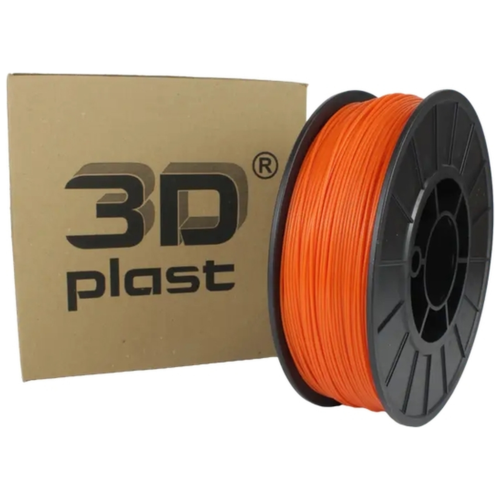 Пластик для 3D-принтера 3Dplast PETG 1.75мм, 3кг, yellow hot (3DPTG1753YHOT)