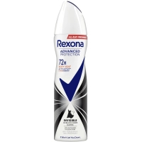 Antiperspirant Rexona Invisible on black and white 72 hours 150 ml (8720181450419)