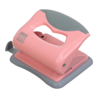 Buromax plastic PASTEL hole punch, up to 20 sheets, 125 x 95 x 65 mm, pink (BM.4020-10)