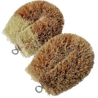 Scraper Good Housewife Universal With coconut fiber 2 pcs. (4820086523547)