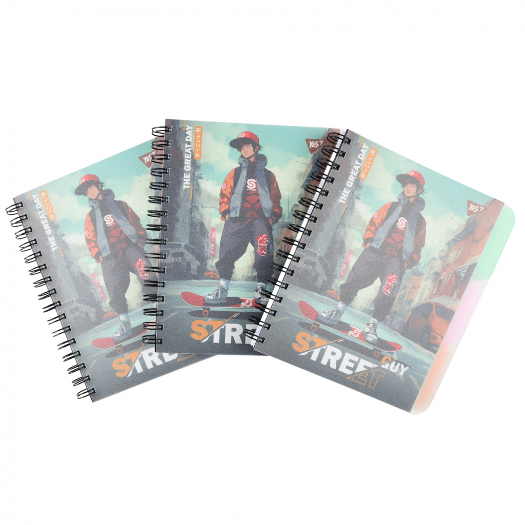 Блокнот Yes А5 Street guy 144 аркуша пластикова обкладинка (681960)