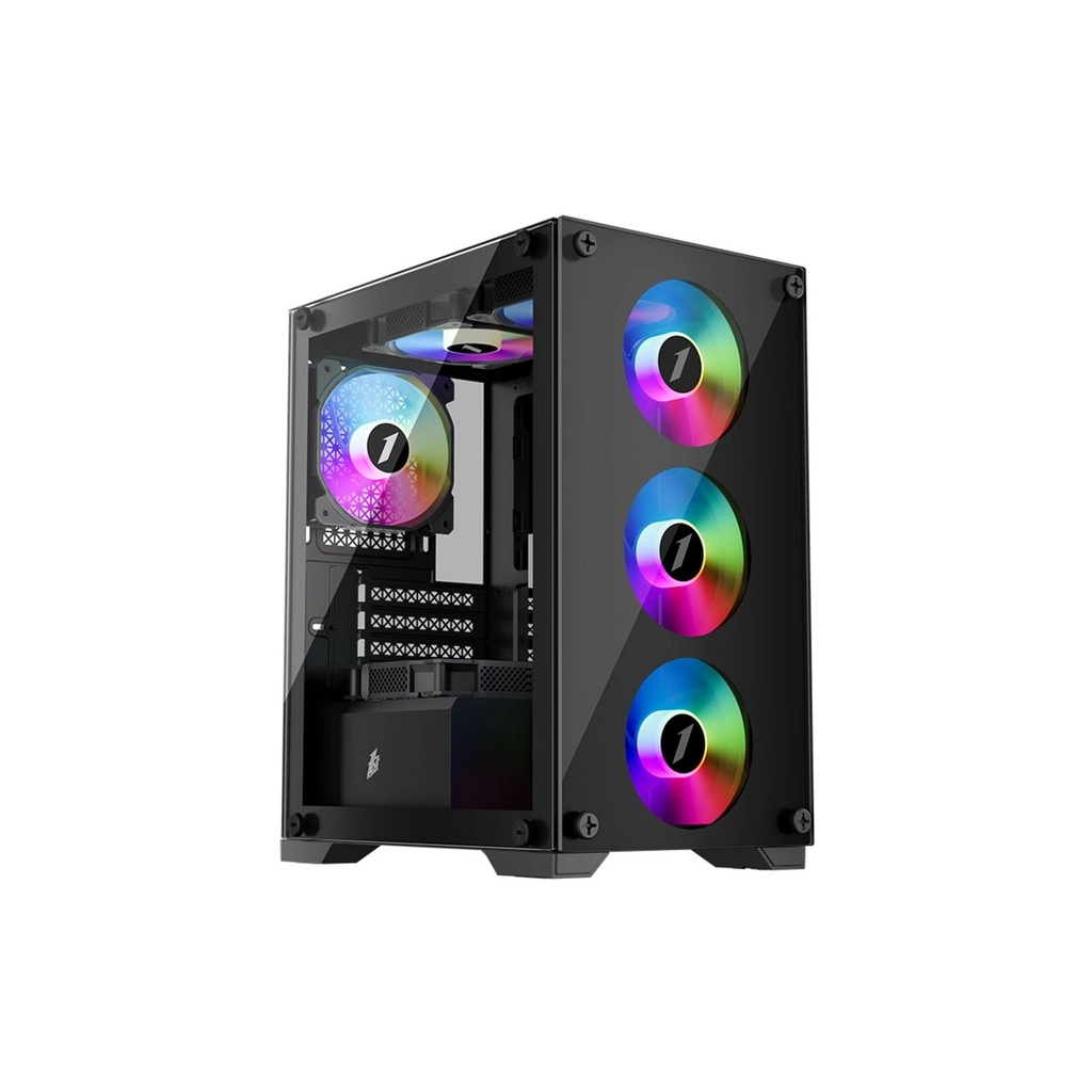 Корпус для ПК 1stPlayer X2-M-BK-4F1