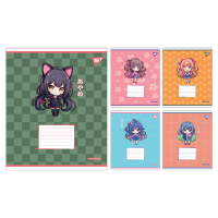 Notebook Yes Anime girls A5 18 sheets lined (767991)