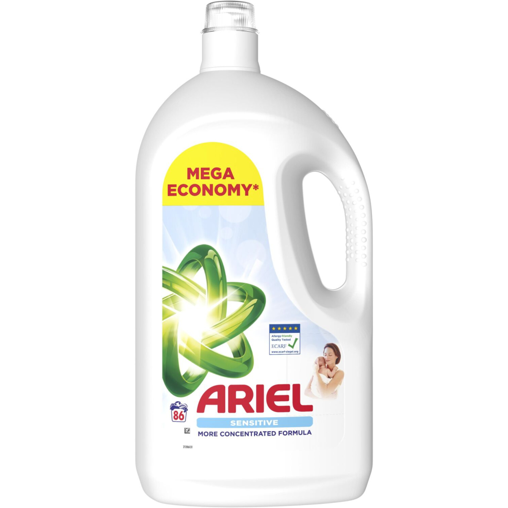 Гель для прання Ariel Для чутливої шкіри 3.87 л (8700216691444)