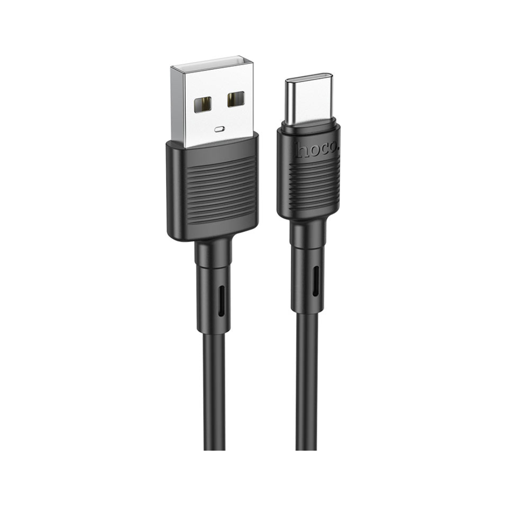 Дата кабель USB 2.0 AM to USB-C 1.0m 3A PVC X83 black HOCO (6931474770905) Дата кабель USB 2.0 AM to USB-C 1.0m 3A PVC X83 black HOCO (6931474770905)