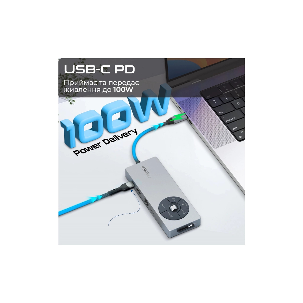 Концентратор Promate USB-C 14-in-1 Promate comandhub-pro (comandhub-pro)