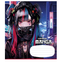 Зошит Школярик Manga style 18 аркушів лінія (018-3323L)