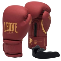 Боксерські рукавички Leone GN059X Bordeaux ED 10 унцій (GN059X_BORDEAUX_10oz)