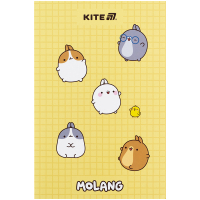 Notebook Kite A5 Molang thermal binder, 64 sheets, unlined (ML25-193)
