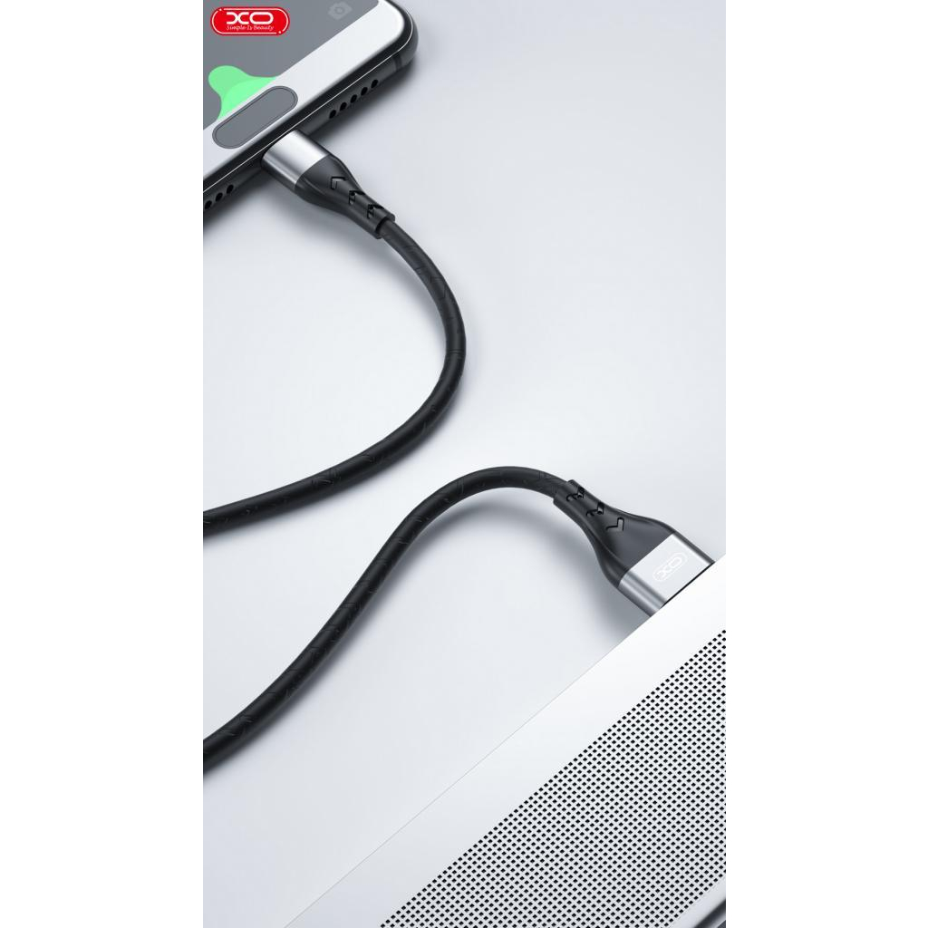 Дата кабель USB 2.0 AM to Lightning 1.0m 2.4A double-side grey XO (NB188-L-1-GR) Дата кабель USB 2.0 AM to Lightning 1.0m 2.4A double-side grey XO (NB188-L-1-GR)
