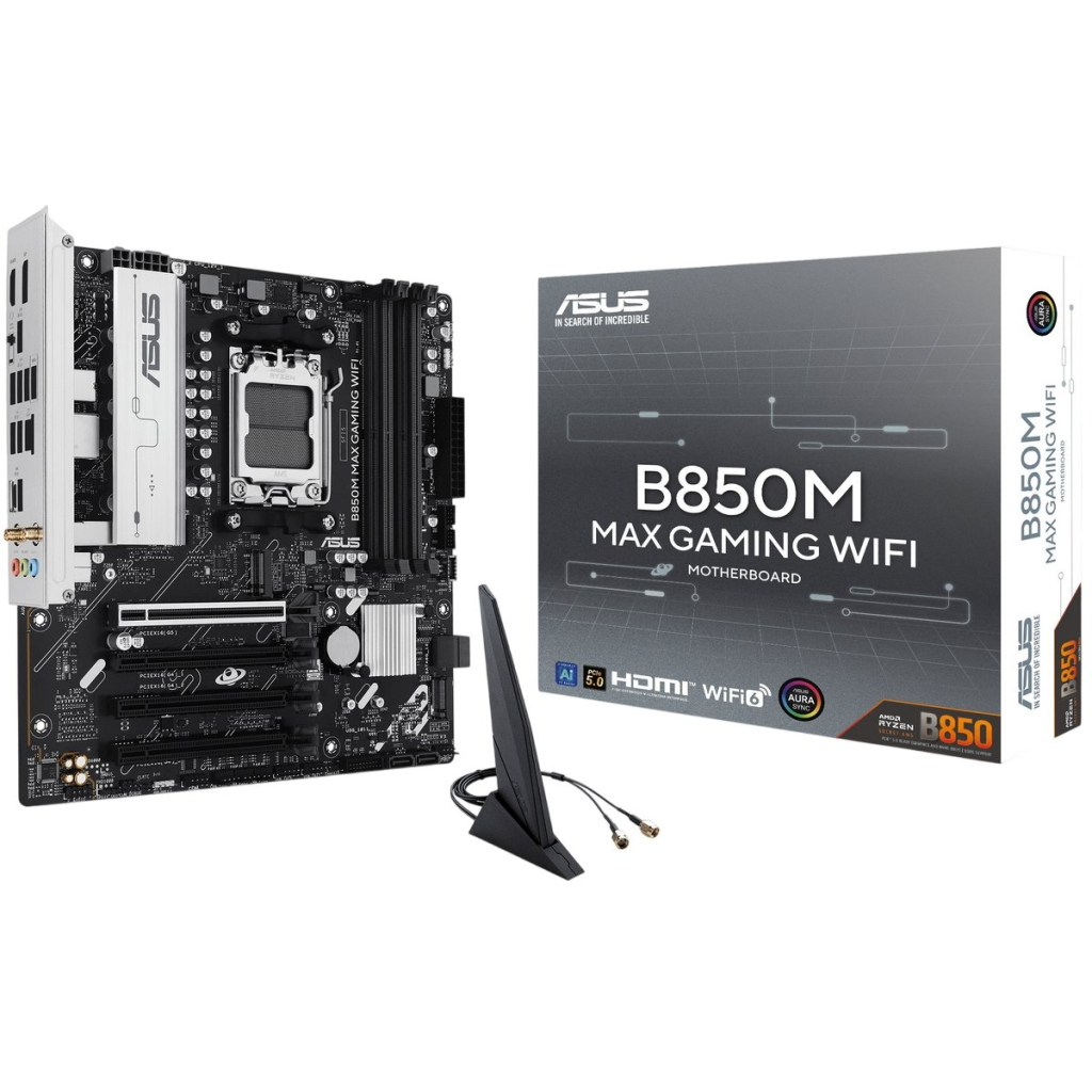 Материнська плата ASUS B850M MAX GAMING WIFI Материнська плата ASUS B850M MAX GAMING WIFI