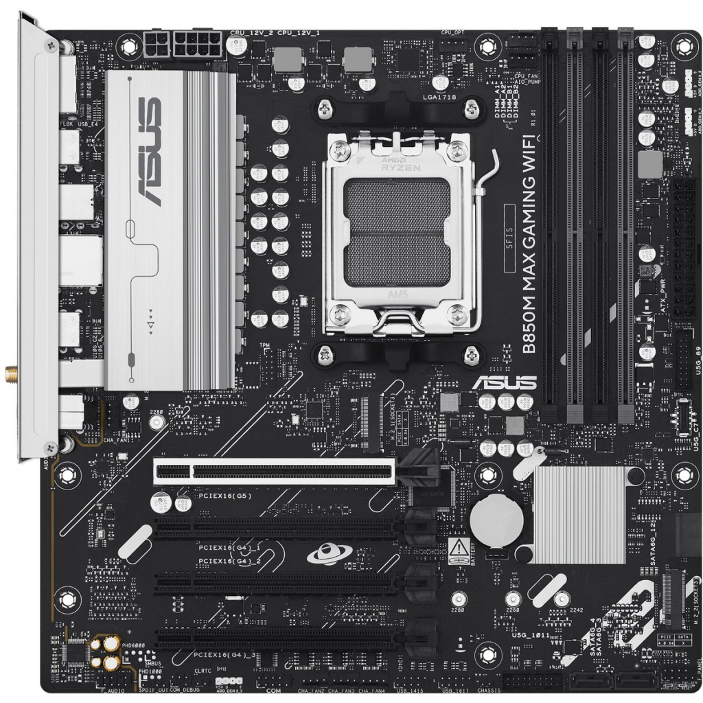 Материнська плата ASUS B850M MAX GAMING WIFI