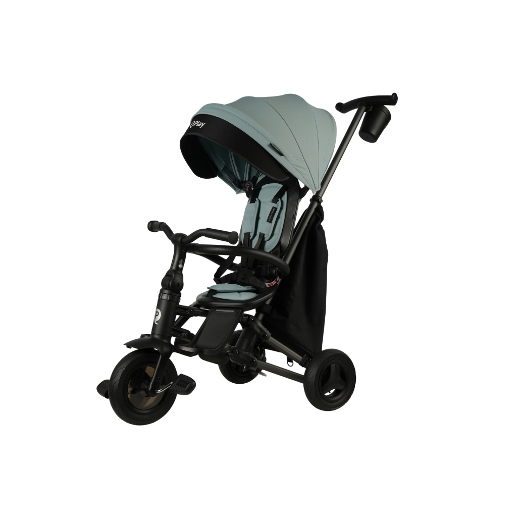 Дитячий велосипед QPlay Nova+ Rubber складаний триколісний Gentle Mint (S700-17Nova+RubberGM) Дитячий велосипед QPlay Nova+ Rubber складаний триколісний Gentle Mint (S700-17Nova+RubberGM)