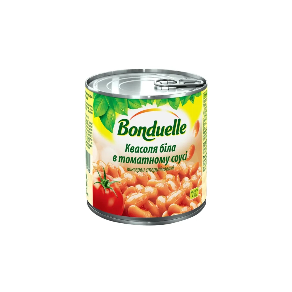 Овочева консервація Bonduelle Квасоля бiла в томатному соусі 400 г (3083680001793) Овочева консервація Bonduelle Квасоля бiла в томатному соусі 400 г (3083680001793)