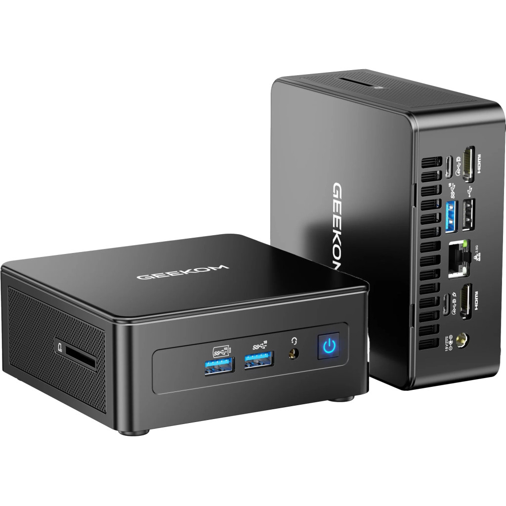 Комп'ютер GEEKOM IT15 AI Mini PC / Ultra9 285H, 32, 1TB, Arc 140T GPU, WIN11Pro (GMIT15U9285H-321-EU) Комп'ютер GEEKOM IT15 AI Mini PC / Ultra9 285H, 32, 1TB, Arc 140T GPU, WIN11Pro (GMIT15U9285H-321-EU)