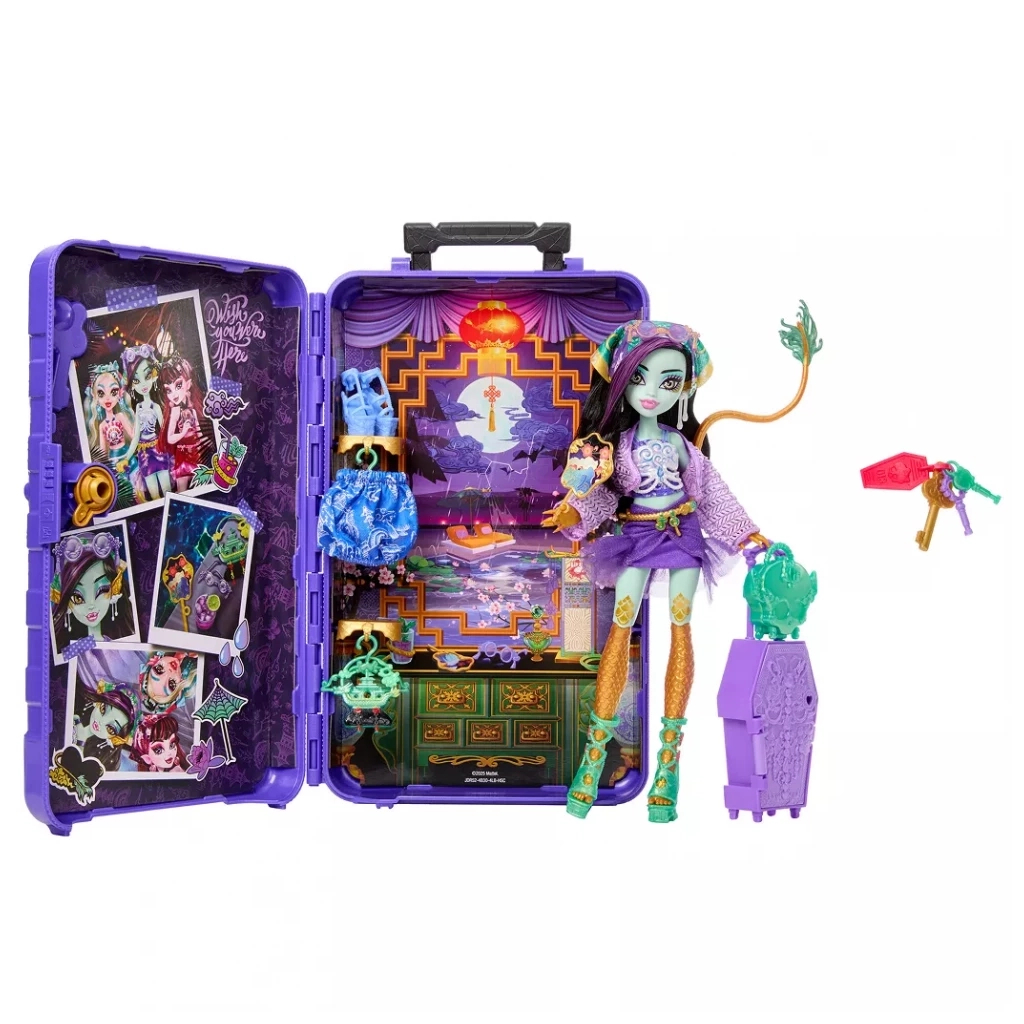 Лялька Monster High Набір-сюрприз Кошмарні канікули Жахо-секрети Джиніфаєр (JDR52)