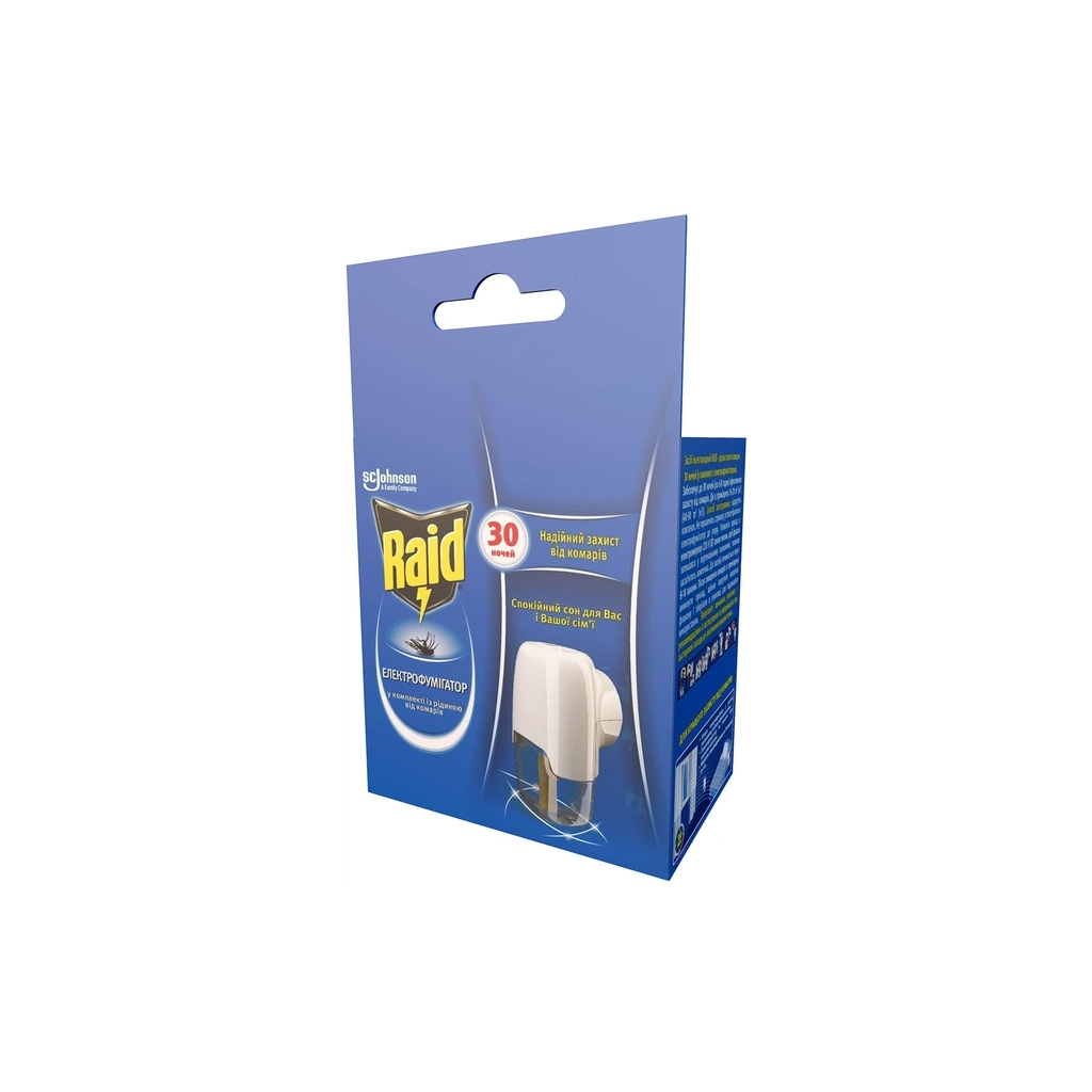 Фумігатор Raid Від комарів З рідиною на 30 ночей (5000204327236)
